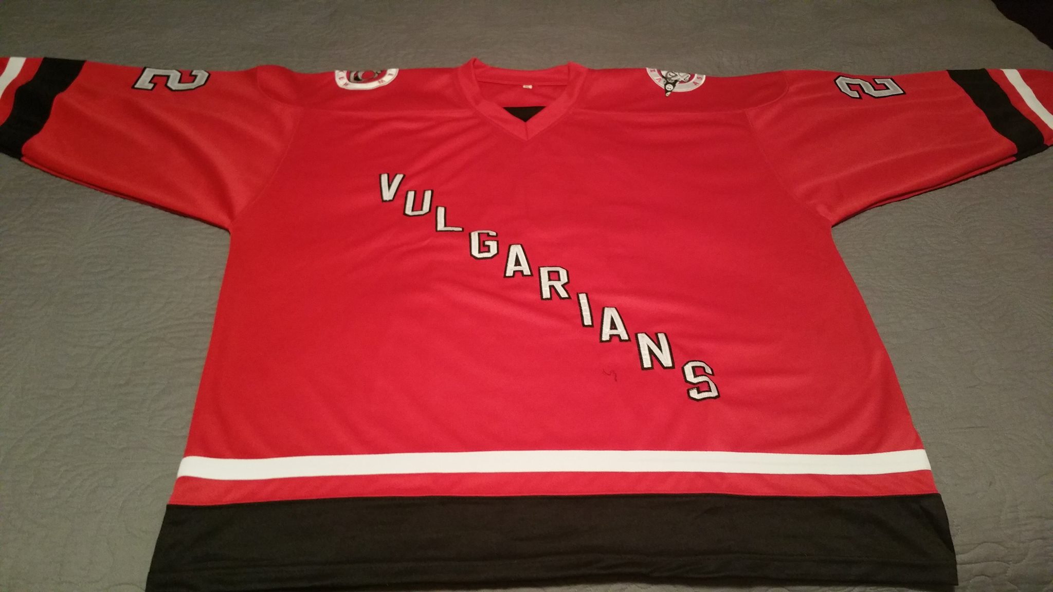 Vintage Askew Wear Vulgarian Clown Hockey Jersey Size Large